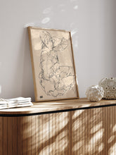 Egon Schiele Sitting Woman Sketch - Art Print